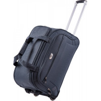 Moderná cestovná taška CAPACITY - veľ. M - šedý