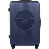 Moderný cestovný kufor WILL - vel. L - tmavomodrý