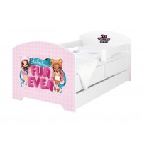 Detská posteľ OSKAR - 180x80 cm - LOL Na! Na! Na! Surprise - Fabulous