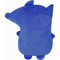 Maznajúci vankúšik Príšerka 30x24 cm - modrý