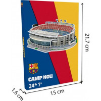 NANOSTAD 3D puzzle Štadión Camp Nou - FC Barcelona MINI 24 dielikov