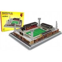 ŠTÁDIUM 3D REPLICA 3D puzzle Štadión Vicarage Road Watford 59 dielikov