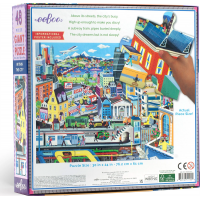 EEBOO Podlahové puzzle V meste 48 dielikov