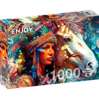 ENJOY Puzzle Divoká duša 1000 dielikov