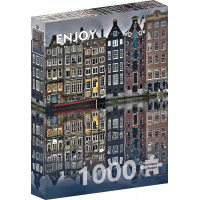 ENJOY Puzzle Domy v Amsterdame 1000 dielikov