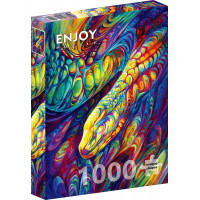 ENJOY Puzzle Dúhový had 1000 dielikov