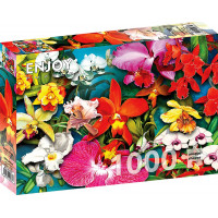 ENJOY Puzzle Džungľa orchideí 1000 dielikov