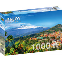 ENJOY Puzzle Etna a Taormina, Sicília 1000 dielikov