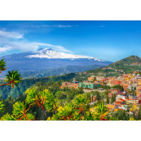 ENJOY Puzzle Etna a Taormina, Sicília 1000 dielikov