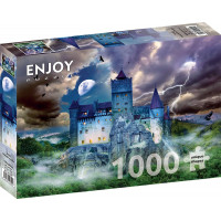 ENJOY Puzzle Strašidelná noc na Drakulovom hrade 1000 dielikov