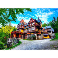 ENJOY Puzzle Kráľovská rezidencia, Sinaia, Rumunsko 1000 dielikov
