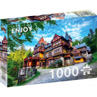 ENJOY Puzzle Kráľovská rezidencia, Sinaia, Rumunsko 1000 dielikov