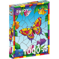 ENJOY Puzzle Krištáľový motýľ 1000 dielikov