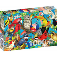 ENJOY Puzzle Operené šialenstvo 1000 dielikov