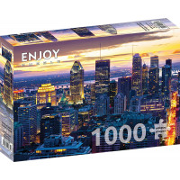 ENJOY Puzzle Nočná Montreal, Kanada 1000 dielikov