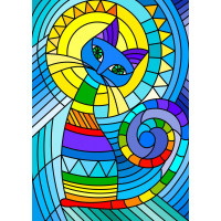 ENJOY Puzzle Ornamentálna mačka 1000 dielikov