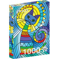 ENJOY Puzzle Ornamentálna mačka 1000 dielikov