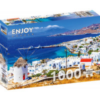ENJOY Puzzle Ostrov Mykonos, Grécko 1000 dielikov