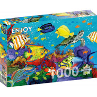 ENJOY Puzzle Podmorská dúha 1000 dielikov