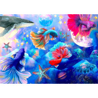 ENJOY Puzzle Podmorská galaxia 1000 dielikov