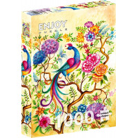 ENJOY Puzzle Rozprávkový páv 1000 dielikov