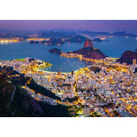 ENJOY Puzzle Rio de Janeiro v noci, Brazília 1000 dielikov