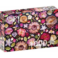 ENJOY Puzzle Ružová 1000 dielikov