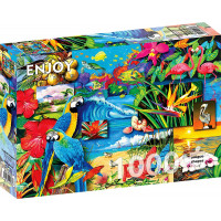 ENJOY Puzzle Tropické poklady 1000 dielikov