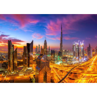 ENJOY Puzzle Úsvit nad Dubajom 1000 dielikov