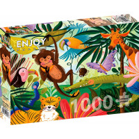 ENJOY Puzzle V džungli 1000 dielikov