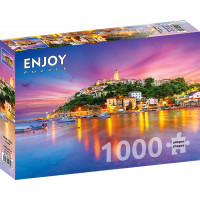 ENJOY Puzzle Dedina Vrbnik, Chorvátsko 1000 dielikov