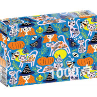 ENJOY Puzzle Zakliate mačky 1000 dielikov