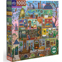 EEBOO Štvorcové puzzle Alchymistov dom 1000 dielikov