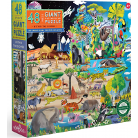 EEBOO Podlahové puzzle V prírode 48 dielikov