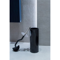 WC kefa (na WC rimless) - čierna - kov/plast