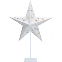 LED vianočná hviezda stolná, 10x LED