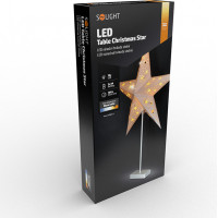 LED vianočná hviezda stolná, 10x LED