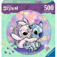RAVENSBURGER Guľaté puzzle Stitch 500 dielikov