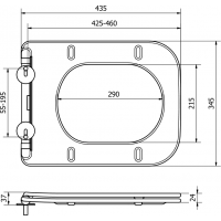 Duroplast WC sedátko MEXEN STELLA/MARGO - SlimPlus - softclose - biele, 39090100