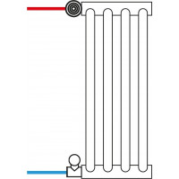 Pripojovací ventil Z13 - stranové priame pripojenie - komplet sada