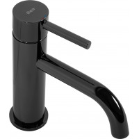 Umývadlová batéria REA LUNGO - nízka - čierna lesklá