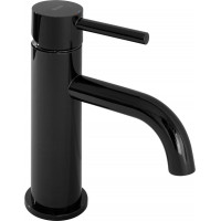 Umývadlová batéria REA LUNGO - nízka - čierna lesklá