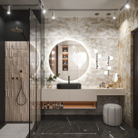 Okrúhle zrkadlo SMART 50 cm - s LED podsvietením a vyhrievaním