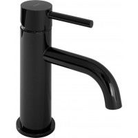 Umývadlová batéria REA LUNGO - nízka - čierna lesklá