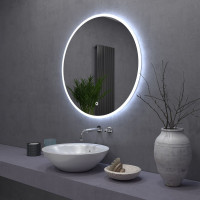 Okrúhle zrkadlo REA 80 cm - s LED podsvietením