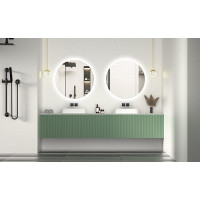 Okrúhle zrkadlo SMART 50 cm - s LED podsvietením a vyhrievaním