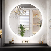 Okrúhle zrkadlo SMART 50 cm - s LED podsvietením a vyhrievaním