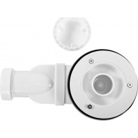 Sifón do sprchovej vaničky REA LOW PROFILE WP-02 - 90 mm - biely