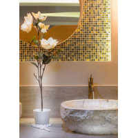 Keramická mozaika CUBE 30x30 cm - zlatá mix