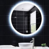 Okrúhle zrkadlo REA 60 cm - s LED podsvietením
